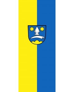 Vertical Hanging Swivel Crossbar Banner Flag: Forchheim |  portrait flag | 3.5m² | 38sqft | 300x120cm | 10x4ft 