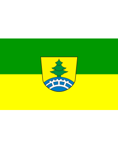 Flag: Gutach im Breisgau |  landscape flag | 1.35m² | 14.5sqft | 90x150cm | 3x5ft 