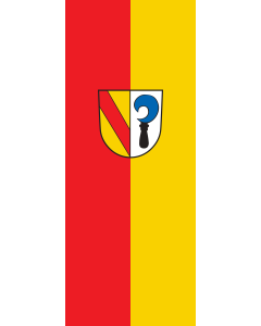 Flag: Malterdingen |  portrait flag | 3.5m² | 38sqft | 300x120cm | 10x4ft 