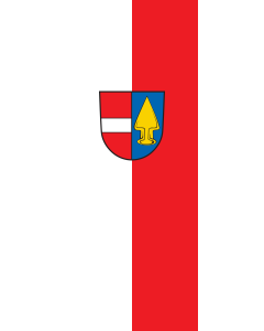 Flag: Reute |  portrait flag | 3.5m² | 38sqft | 300x120cm | 10x4ft 