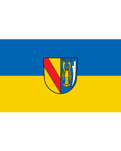 Flag: Vörstetten |  landscape flag | 1.35m² | 14.5sqft | 90x150cm | 3x5ft 