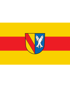 Flag: Weisweil |  landscape flag | 1.35m² | 14.5sqft | 90x150cm | 3x5ft 