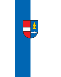 Flag: Rheinhausen |  portrait flag | 3.5m² | 38sqft | 300x120cm | 10x4ft 