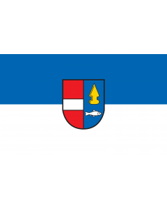 Flag: Rheinhausen |  landscape flag | 1.35m² | 14.5sqft | 90x150cm | 3x5ft 
