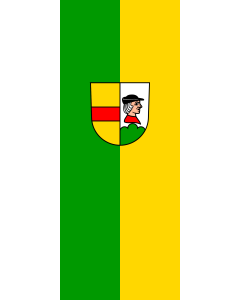 Flag: Berghaupten | portrait flag | 3.5m² | 38sqft | 300x120cm | 10x4ft