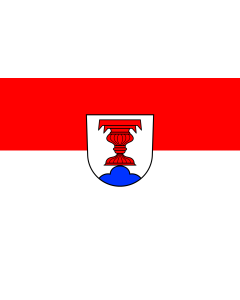 Flag: Durbach |  landscape flag | 1.35m² | 14.5sqft | 90x150cm | 3x5ft 