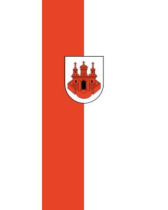 Flag: Ettenheim | portrait flag | 3.5m² | 38sqft | 300x120cm | 10x4ft