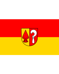 Flag: Friesenheim |  landscape flag | 1.35m² | 14.5sqft | 90x150cm | 3x5ft 