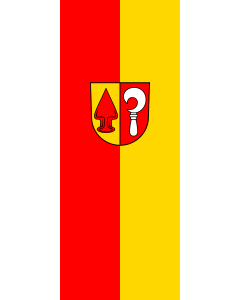 Flag: Friesenheim | portrait flag | 3.5m² | 38sqft | 300x120cm | 10x4ft