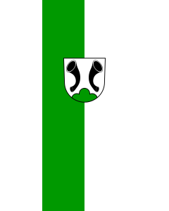 Flag: Hornberg |  portrait flag | 3.5m² | 38sqft | 300x120cm | 10x4ft 