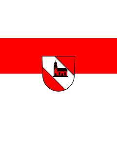 Flag: Kappelrodeck |  landscape flag | 1.35m² | 14.5sqft | 90x150cm | 3x5ft 