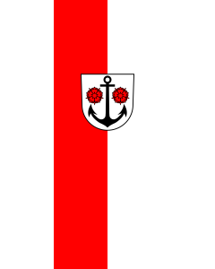 Flag: Kehl |  portrait flag | 3.5m² | 38sqft | 300x120cm | 10x4ft 
