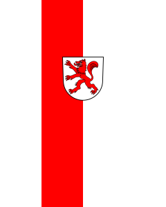 Flag: Oberwolfach | portrait flag | 3.5m² | 38sqft | 300x120cm | 10x4ft
