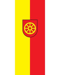 Flag: Ottenhöfen im Schwarzwald | portrait flag | 3.5m² | 38sqft | 300x120cm | 10x4ft