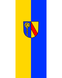 Flag: Sasbach | portrait flag | 3.5m² | 38sqft | 300x120cm | 10x4ft