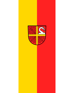 Flag: Willstätt | portrait flag | 3.5m² | 38sqft | 300x120cm | 10x4ft