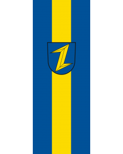 Flag: Wolfach |  portrait flag | 6m² | 64sqft | 400x150cm | 13x5ft 
