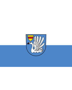 Flag: Schwanau |  landscape flag | 1.35m² | 14.5sqft | 90x150cm | 3x5ft 