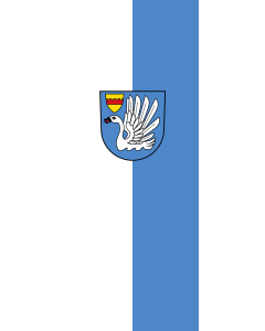 Flag: Schwanau |  portrait flag | 3.5m² | 38sqft | 300x120cm | 10x4ft 