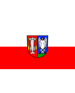 Flag: Kappel-Grafenhausen |  landscape flag | 1.35m² | 14.5sqft | 90x150cm | 3x5ft 