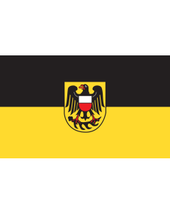 Flag: Rottweil (Kreis) | landscape flag | 1.35m² | 14.5sqft | 90x150cm | 3x5ft