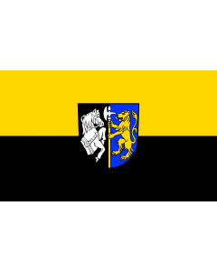 Flag: Bösingen |  landscape flag | 1.35m² | 14.5sqft | 90x150cm | 3x5ft 
