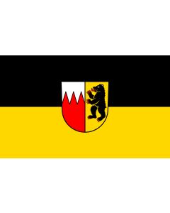 Flag: Dietingen |  landscape flag | 1.35m² | 14.5sqft | 90x150cm | 3x5ft 