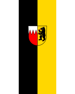 Flag: Dietingen | portrait flag | 3.5m² | 38sqft | 300x120cm | 10x4ft