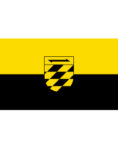Flag: Oberndorf am Neckar |  landscape flag | 1.35m² | 14.5sqft | 90x150cm | 3x5ft 