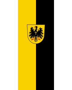 Vertical Hanging Swivel Crossbar Banner Flag: Rottweil |  portrait flag | 3.5m² | 38sqft | 300x120cm | 10x4ft 