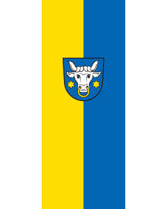 Vertical Hanging Swivel Crossbar Banner Flag: Schenkenzell |  portrait flag | 3.5m² | 38sqft | 300x120cm | 10x4ft 