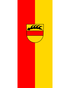 Flag: Sulz am Neckar |  portrait flag | 3.5m² | 38sqft | 300x120cm | 10x4ft 