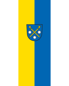 Flag: Villingendorf |  portrait flag | 6m² | 64sqft | 400x150cm | 13x5ft 