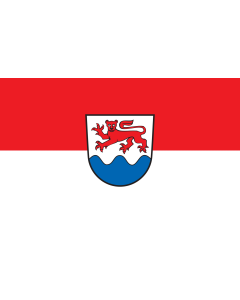 Flag: Wellendingen | landscape flag | 1.35m² | 14.5sqft | 90x150cm | 3x5ft