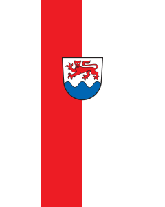Flag: Wellendingen | portrait flag | 3.5m² | 38sqft | 300x120cm | 10x4ft