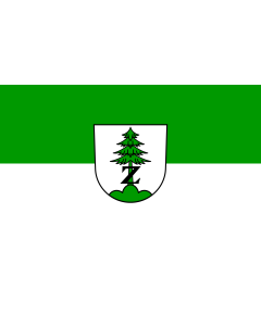 Flag: Zimmern ob Rottweil |  landscape flag | 1.35m² | 14.5sqft | 90x150cm | 3x5ft 