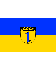 Flag: Deißlingen |  landscape flag | 1.35m² | 14.5sqft | 90x150cm | 3x5ft 