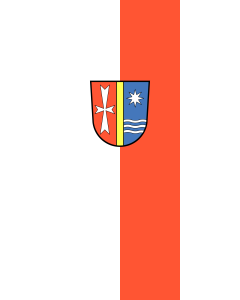 Vertical Hanging Swivel Crossbar Banner Flag: Bad Dürrheim |  portrait flag | 3.5m² | 38sqft | 300x120cm | 10x4ft 