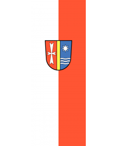 Flag: Bad Dürrheim |  portrait flag | 6m² | 64sqft | 400x150cm | 13x5ft 