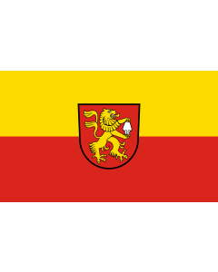 Flag: Dauchingen |  landscape flag | 1.35m² | 14.5sqft | 90x150cm | 3x5ft 