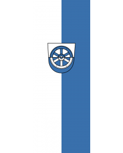 Flag: Donaueschingen |  portrait flag | 6m² | 64sqft | 400x150cm | 13x5ft 