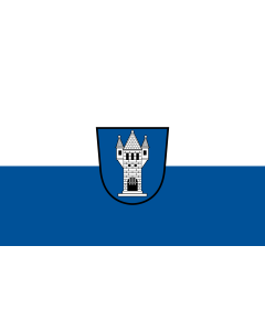 Flag: Hüfingen |  landscape flag | 1.35m² | 14.5sqft | 90x150cm | 3x5ft 