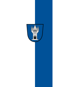 Bandiera: Hüfingen | bandiera ritratto | 3,5&nbsp;m² | 300&nbsp;×&nbsp;120&nbsp;cm 