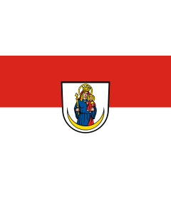 Flag: Schonach im Schwarzwald |  landscape flag | 1.35m² | 14.5sqft | 90x150cm | 3x5ft 