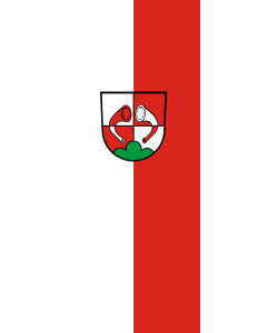 Flag: Triberg im Schwarzwald |  portrait flag | 3.5m² | 38sqft | 300x120cm | 10x4ft 