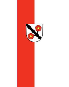 Vertical Hanging Beam Flag: Tuningen |  portrait flag | 3.5m² | 38sqft | 300x120cm | 10x4ft 