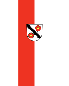 Vertical Hanging Beam Flag: Tuningen |  portrait flag | 6m² | 64sqft | 400x150cm | 13x5ft 