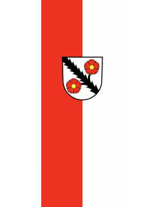 Flag: Tuningen |  portrait flag | 3.5m² | 38sqft | 300x120cm | 10x4ft 