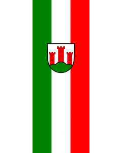 Flag: Unterkirnach |  portrait flag | 6m² | 64sqft | 400x150cm | 13x5ft 