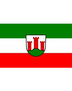 Flag: Unterkirnach |  landscape flag | 1.35m² | 14.5sqft | 90x150cm | 3x5ft 
